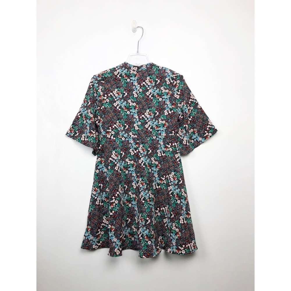 π€ Zara Mock Neck Allover Printed Floral Dress S - Picture 5 of 5